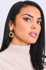 Gold Door Knocker Earrings - Clayre