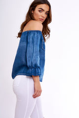 Gypsy Denim Bardot Top - Nyla