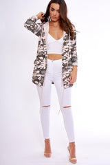 Pink Abstract Camouflage Jacket - JoJo