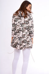 Pink Abstract Camouflage Jacket - JoJo