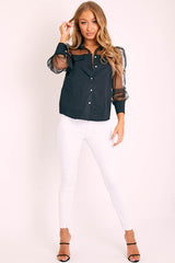 White High Waist Raw Hem Skinny Jeans - Calissa