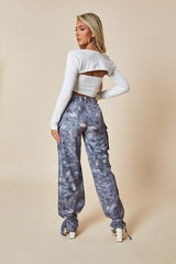 White Asymmetric Cut Out Back Cropped Top - Koko