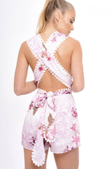Pink Pasiley Multi-Way Playsuit - Annalea