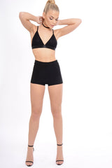 Black Mesh Bralet - Faye