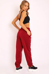 Wine Oversized Joggers - Erica