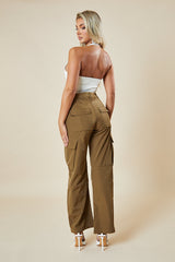 White Faux Leather Lace Up Front Cropped Top - Mika