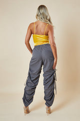 Yellow Corset Detail Top - Magnolia