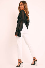 White Washed Denim Ripped Knee Boyfriend Jeans - Patsie