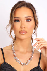 Silver Chunky Link Chain - Calena