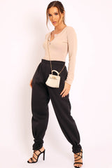 Nude Popper Front Bodysuit - Kymia