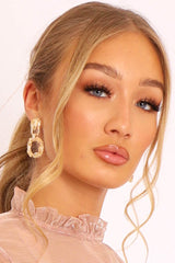 Gold Door Knocker Earrings - Clayre