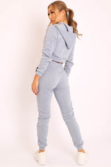 Grey Hoodie and Joggers Loungewear Co-ord Set - Bluebell