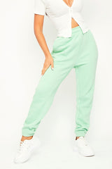 Mint Front Piping Joggers - Jordyn