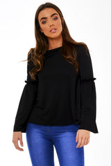 Black Tie Arm Top - Darby