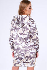 Khaki Camouflage 'Wake Pray Slay' Jumper Dress - Karly