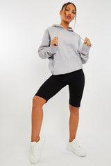 Black Jersey Cycling Shorts - Fiona