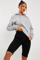 Black Jersey Cycling Shorts - Fiona