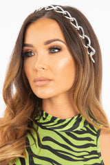 Silver Chain Detail Hairband - Edessa