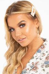 Milk Crystal Hairclip - Haden