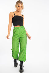 Black Ribbed Frill Edge Crop Top - Zura