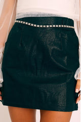 Silver Diamante Chain Belt - Lilu