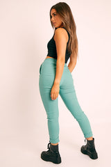 Sage Drawstring Waist Trousers - Maddi