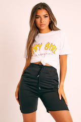 White Baby Girl Flames T-shirt - Eddie