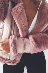 Rose Faux Leather And Fur Jacket - Rhea