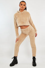 Stone Soft Teddy Leggings - Evani