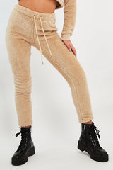 Stone Soft Teddy Leggings - Evani