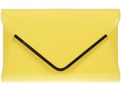 Ember Envelope Gold Trim Clutch Bag