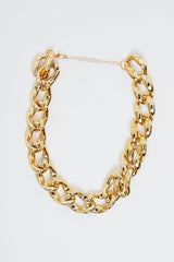 Gold Chunky Chain Necklace - Riena