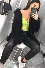 Lime Green Lace Flower Bodysuit - Faylen