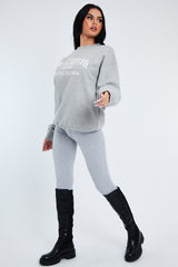 Grey Oversized Vancouver Sweatshirt - Kyran