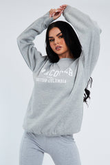 Grey Oversized Vancouver Sweatshirt - Kyran