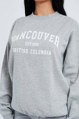 Grey Oversized Vancouver Sweatshirt - Kyran