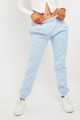 Blue Slim Fit Joggers - Chaise