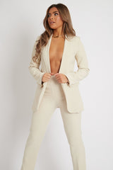 Stone Tailored Blazer And Trouser Set - Raea
