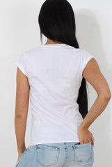 Rilley White Slogan Top