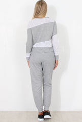Grey and White Loungewear Set - Katie