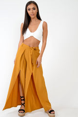 White Plunge Tie Front Bralet - Brelee