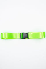 Neon Green Canvas Buckle Belt - Winslet