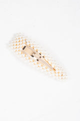 Pearl Embellished Hair Clip - Jule