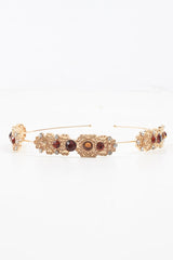 Gold Embellished Hair Band - Zamina