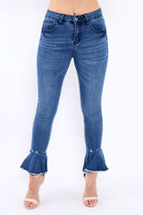 Denim Flared Jeans - Adaleine