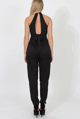 Black High Neck Jumpsuit - Adrianna
