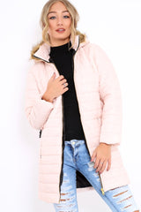 Nude Longline Puffer Jacket - Alexandra