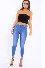 Black Boob Tube with Wrap Around Tie - Alida