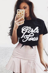 Pink PU Frill Mini Skirt - Isa