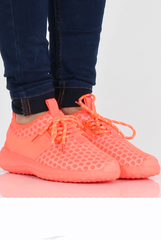 Orange Spotted Trainers - Amalia